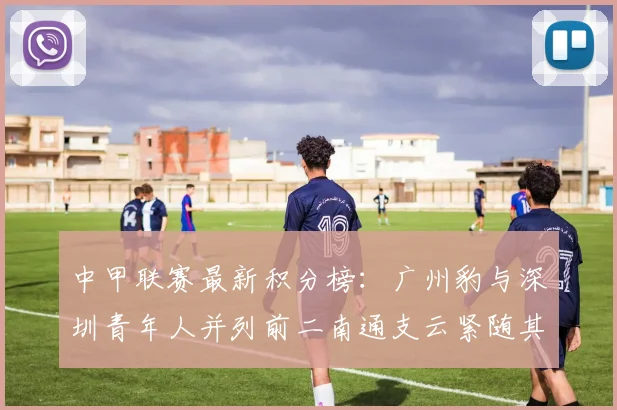 中甲联赛最新积分榜：广州豹与深圳青年人并列前二南通支云紧随其后